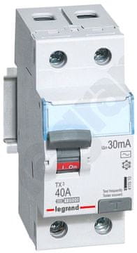 LEGRAND P302 2P 40A 30MA diferencijalni prekidač TIP AC TX3