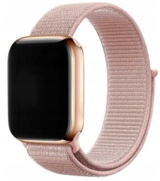 REMEN ZA APPLE WATCH 1/2/3/4/5/6/7/8/9/SE 38/40 MM RUŽIČASTI MODNI MATERIJAL