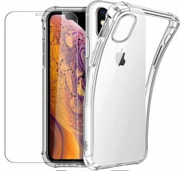 FUTROLA ZA APPLE IPHONE XR OJAČANI KUTOVI SILIKONSKA FUTROLA + STAKLO
