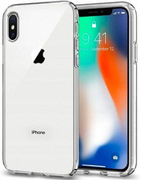 FUTROLA ZA APPLE IPHONE X/XS SILIKONSKA FUTROLA PROZIRNA + STAKLO