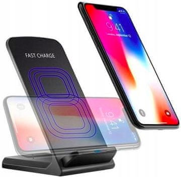 BEŽIČNI INDUKTIVNI PUNJAČ BRZA STANICA 10W USB-C QI ZIDNA PRIKLJUČNICA