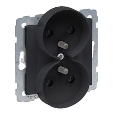 LEGRAND Utičnica 2X2P+Z - 16 A - 250 V~ - vijčani priključci - može se montirati u okvir