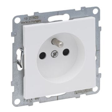 LEGRAND 2P+Z utičnica s zatvaračem - 16 A - 250 V~ - automatski terminali, BIJELA SUNO