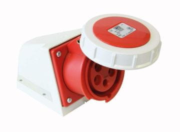 PCE Fiksna utičnica 16A 3P+Z+N 400V s prigušnicom IP67
