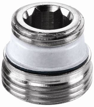 Flamco Dizajn kromirane priključne bradavice 1/2 x 3/4 inča