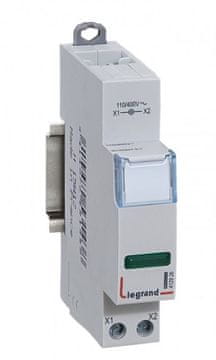 LEGRAND Jedna zelena LED lampa 110/400V