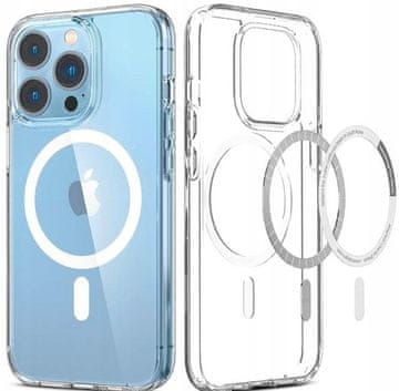 MAGSAFE ZAŠTITNA FUTROLA ZA APPLE IPHONE 14 PROZIRNA + STAKLO