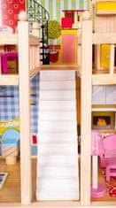 Aga Drvena kućica za lutke - vila s bazenom D11251 univerzalna