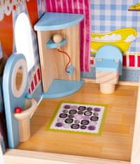 Aga Drvena kućica za lutke - vila s bazenom D11251 univerzalna