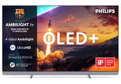 Philips 55OLED910/12 TV, 139 cm (55), OLED+, 4K UHD, Ambilight