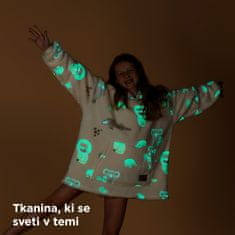 Svilanit Dječja dekica s kapuljačom i rukavima, 100% poliester, Koala Friends