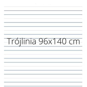 Magnetska ploča za nanošenje TRÓJLINIA 96x140 cm - velika