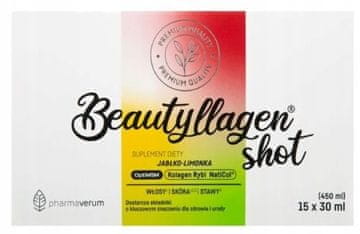 PharmaVerum Beautyllagen Shot tekući kolagen s okusom jabuke i limete 15 x 30 ml 1 kom.