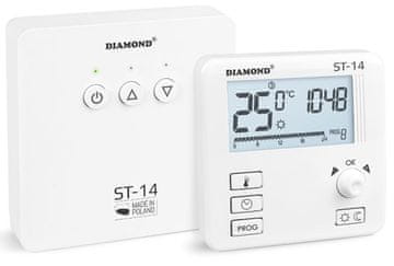 Diamond Tjedni regulator temperature bez žice ST-14