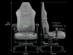 Razer Iskur V2 X gaming stolica, svijetlosiva (RZ38-05310200-R3G1)