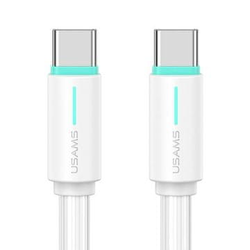 USAMS USB-C/USB-C kabel 1m 60W bijeli