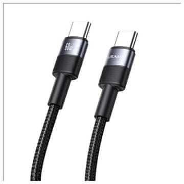 INNA Usams Usb-C Na Usb-C Kabel 60W 1,2M Aluminijska Legura Za Mobitele I Prijenosna Računala