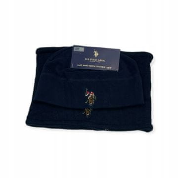 U.S. Polo Assn. Komplet kapa za vrat za djecu U.S POLO ASSN tamnoplava