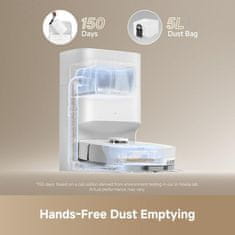 Dreame D20 Plus robotski usisavač, bijeli