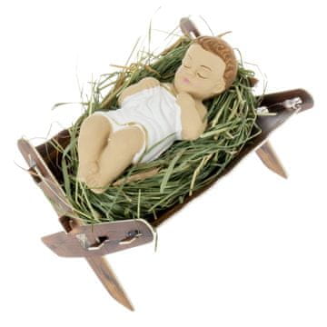 Dijete Isus u jaslama 12 cm - figurica za jaslice