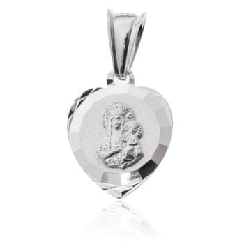 Srebrni medaljon s Gospom od Čenstohove, 1g, 925