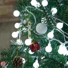 HOME & MARKER® Vanjska svjetlosna girlanda 7,5 m s 25 žarulja, dekorativne lampice tople svjetlosti za vrt i terasu | YARDBULBS, bijela