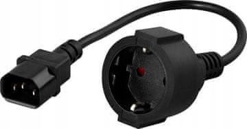 PowerWalker IEC C14 na Schuko pretvarač, 91015003