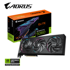 Gigabyte Grafička kartica AORUS GeForce RTX 5060 ELITE 8G, 8GB GDDR7 (GV-N5060AORUS E-8GD)
