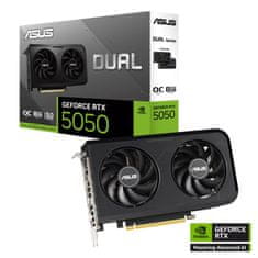 ASUS GeForce RTX5050 DUAL OC grafička kartica, 8GB GDDR6 (90YV0N72-M0NA00)