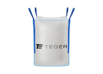 Velika vreća teger 1 kg 9x9x12 cm - industrijska vreća s 4 ručke, gornji dio otvoren/donji dio zatvoren