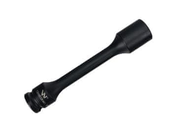 Udarni nasadni ključ 1/2", šesterokutni, tanki, vrlo dugi, izrađen od CrMo čelika 19 mm, duljine 150 mm, koristi se u mehanici za udarne ključeve, Waryński