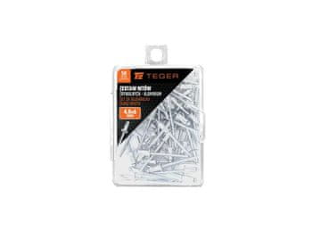 EG Set aluminijskih slijepih zakovica (4,0x6 mm) / 50 kom /