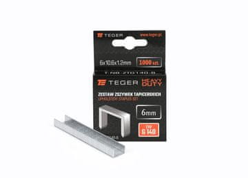EG Set teških spajalica za tapeciranje (tip G/140) 6/10,6/1,2 mm / 1000 kom /