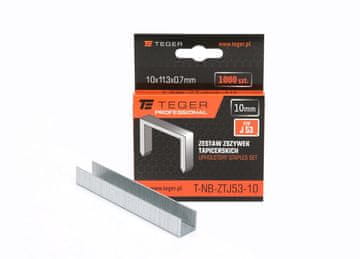 EG Set profesionalnih spajalica za tapeciranje (tip J/53) 10/11,3/0,7 mm / 1000 kom /