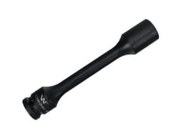 Udarni nasadni ključ 1/2", šesterokutni, tanki, vrlo dugi, izrađen od CrMo čelika 17 mm, duljine 150 mm, koristi se u mehanici za udarne ključeve, Waryński