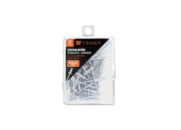 EG Set aluminijskih slijepih zakovica (4,0x12 mm) / 50 kom /