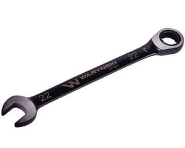 22 mm viljuškasti ključ s račnom, 72 zuba, standard asme B107-2010 Waryński