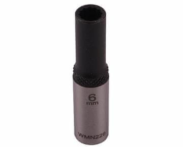 1/4" ključ sa dvanaest točaka. 6 mm. duž. CrV50BV30. DIN 3124. Waryński