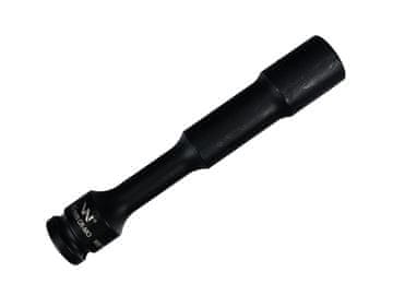 Udarni nasadni ključ 1/2", šesterokutni, tanki, vrlo dugi prolazni otvor od CrMo čelika 17 mm, duljine 150 mm, koristi se u mehanici za udarne ključeve, Waryński