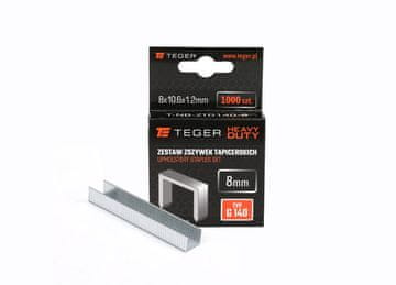EG Set teških spajalica za tapeciranje (tip G/140) 8/10,6/1,2 mm / 1000 kom /