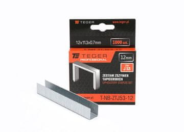 EG Set profesionalnih spajalica za tapeciranje (tip J/53) 12/11,3/0,7 mm / 1000 kom /