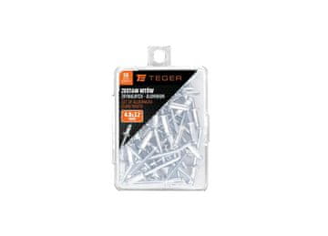 EG Set aluminijskih slijepih zakovica (4,8x12 mm) / 50 kom /