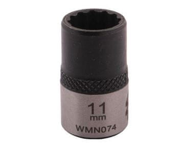 3/8" dvanaestokraki ključ. 11 mm. CrV50BV30. DIN 3124. Waryński