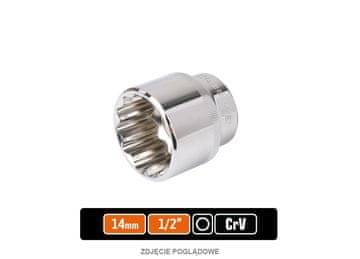 EG Nasadni ključ 1/2" dvanaestkraki 14 mm /