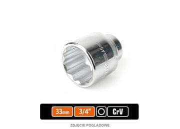 EG Nasadni ključ 3/4" dvanaestkraki 33 mm /