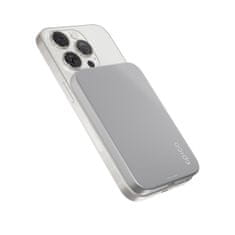 EPICO magnetna prijenosna baterija, 5000 mAh, MagSafe, srebrna