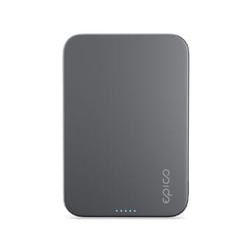 EPICO magnetska prijenosna baterija, 5000 mAh, MagSafe, tamno siva
