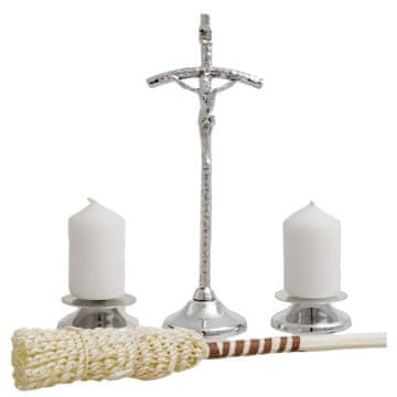 Srebrni set papinskih božićnih pjesama, 17 cm