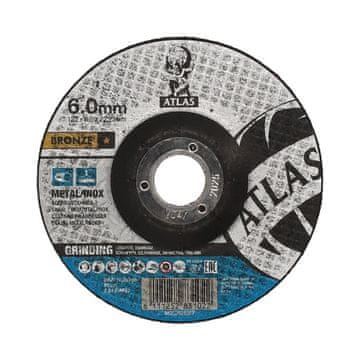 Norton METALNI BRUŠNI PLOČOVI 125x6x22 mm ATLAS