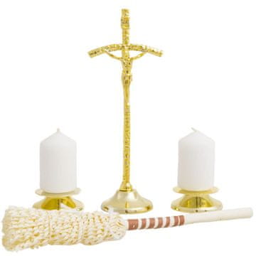 Zlatni set papinskih božićnih pjesama 17 cm